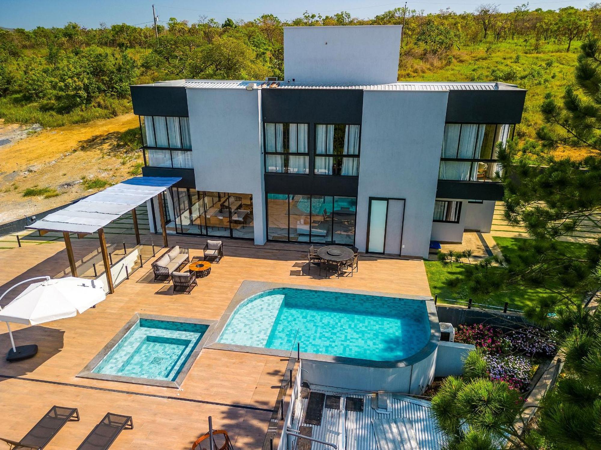 Pousada Com Piscina, Jacuzzi E Com Vista Em Capitolio - Casa Decore 외부 사진
